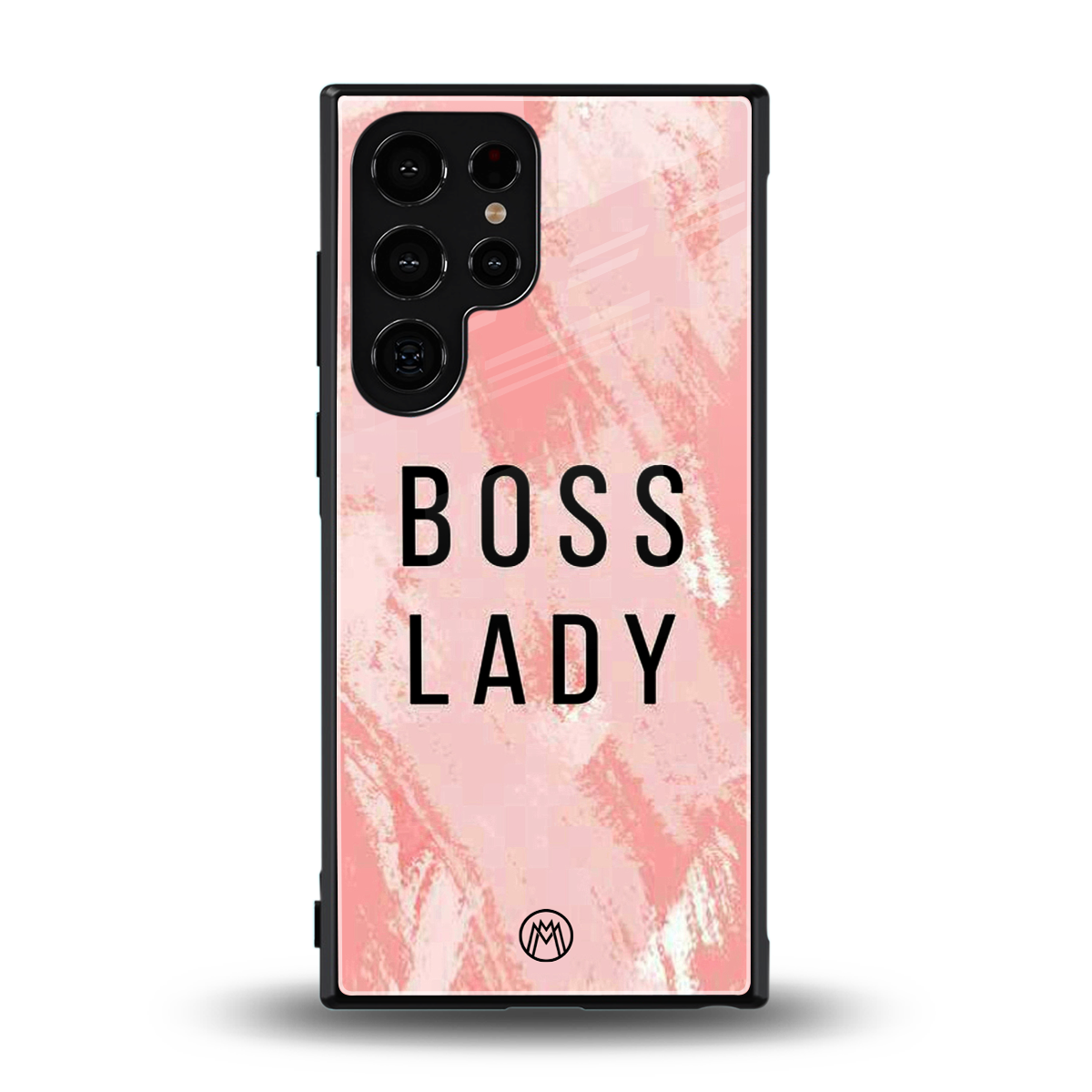 boss lady back phone cover | glass case for samsung galaxy s23 ultra