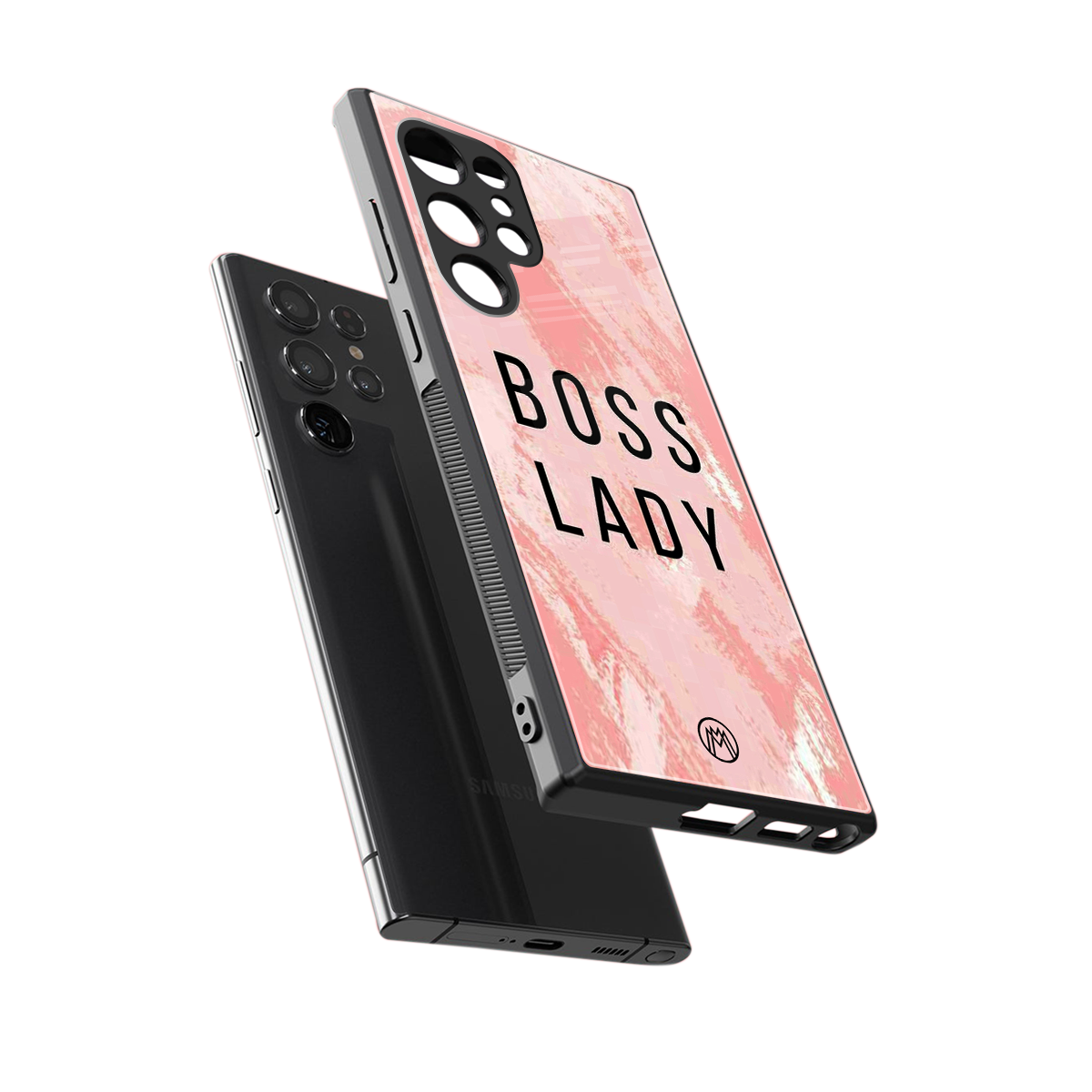 boss lady back phone cover | glass case for samsung galaxy s23 ultra
