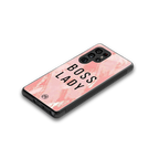 boss lady back phone cover | glass case for samsung galaxy s25 ultra
