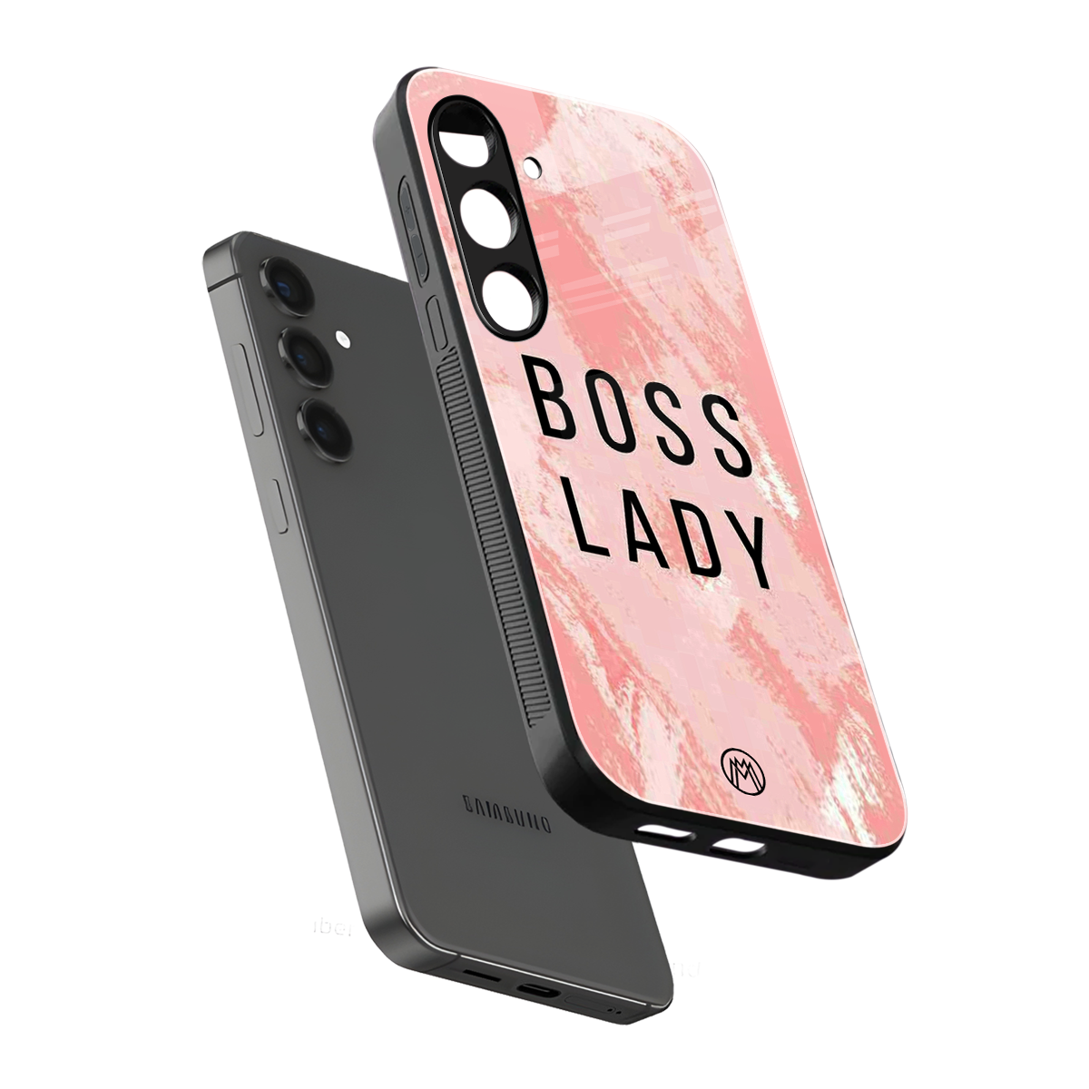 boss lady back phone cover | glass case for samsung galaxy s24 plus