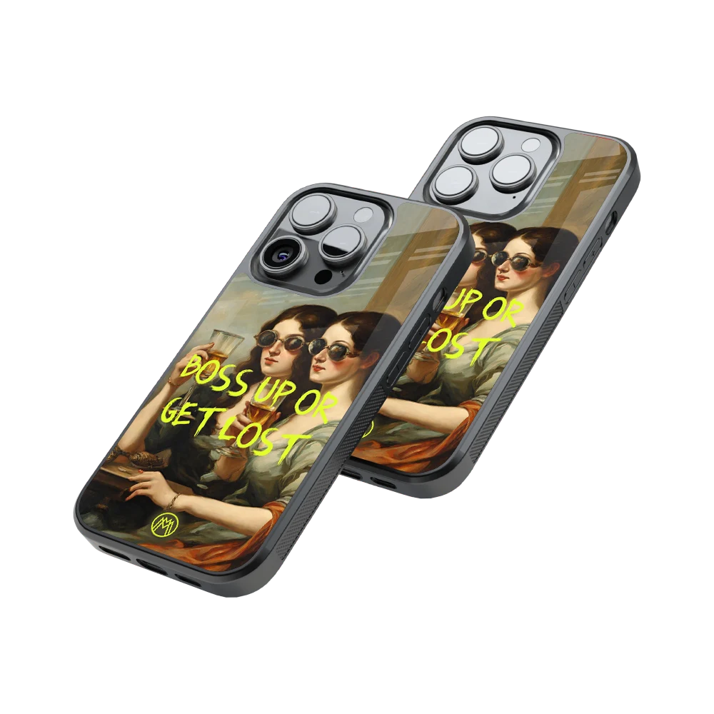 Protective Glass Back Phone Case Compatible with iPhone, Samsung, OnePlus, Pixel & More
