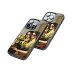 Protective Glass Back Phone Case Compatible with iPhone, Samsung, OnePlus, Pixel & More