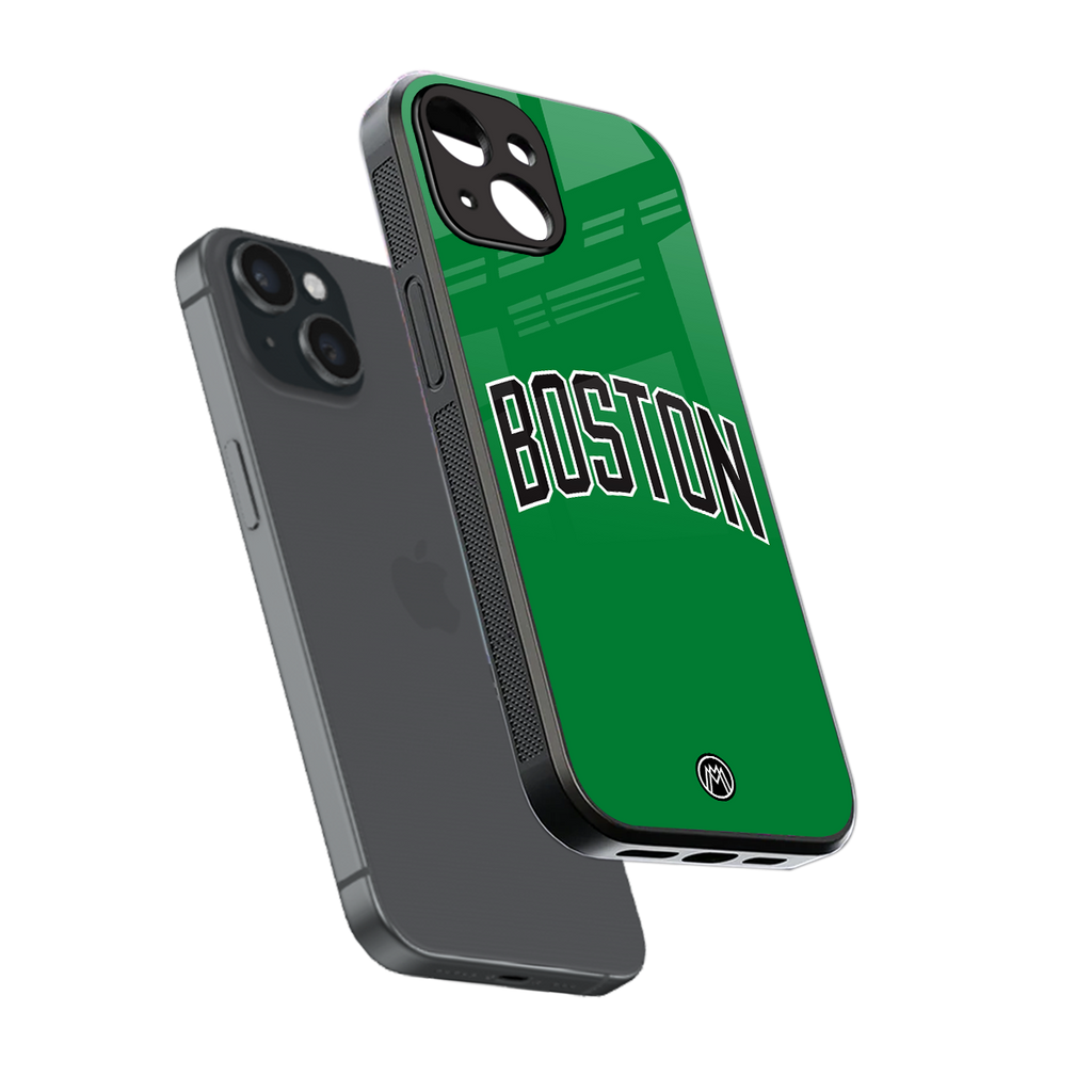 boston club back phone cover | glass case for iphone 13 mini