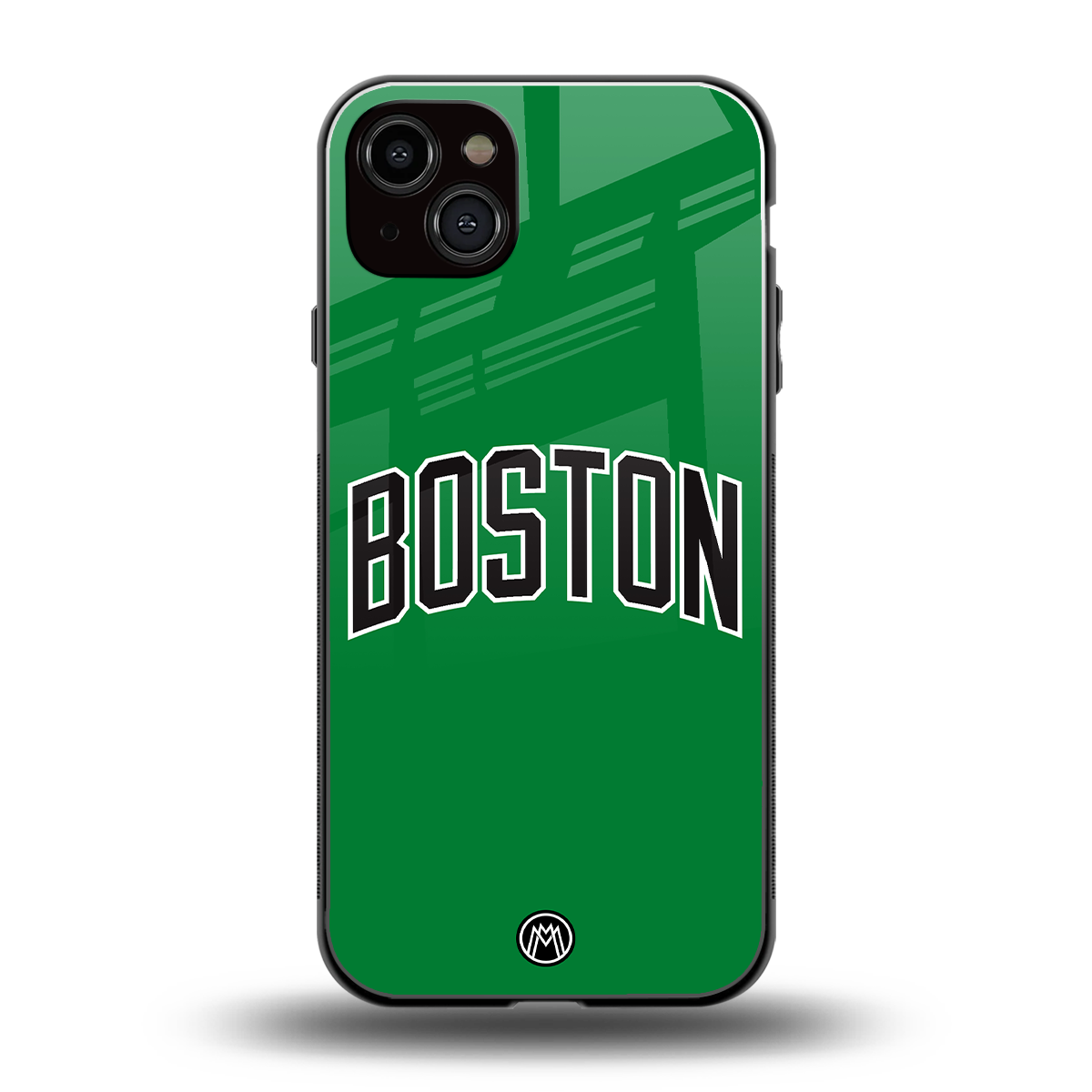 boston club back phone cover | glass case for iphone 15 plus