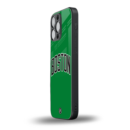 boston club back phone cover | glass case for iphone 14 pro max