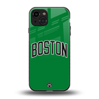 boston club back phone cover | glass case for iphone 15