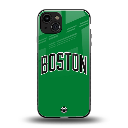 boston club back phone cover | glass case for iphone 15