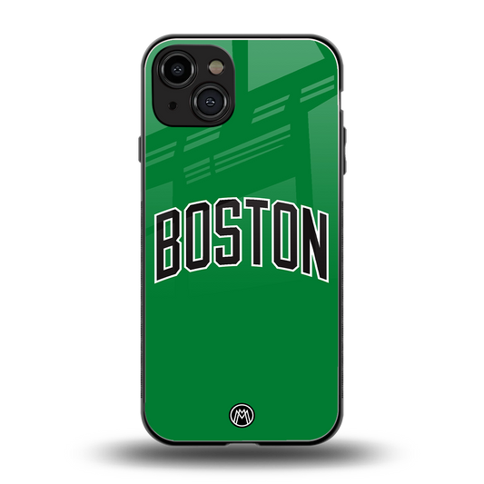 boston club back phone cover | glass case for iphone 15