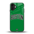boston club back phone cover | glass case for iphone 16 plus