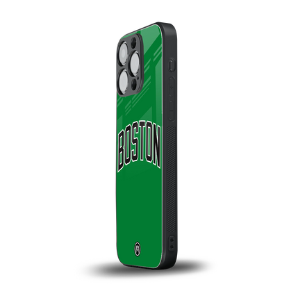 boston club back phone cover | glass case for iphone 16 pro