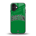 boston club back phone cover | glass case for iphone 16
