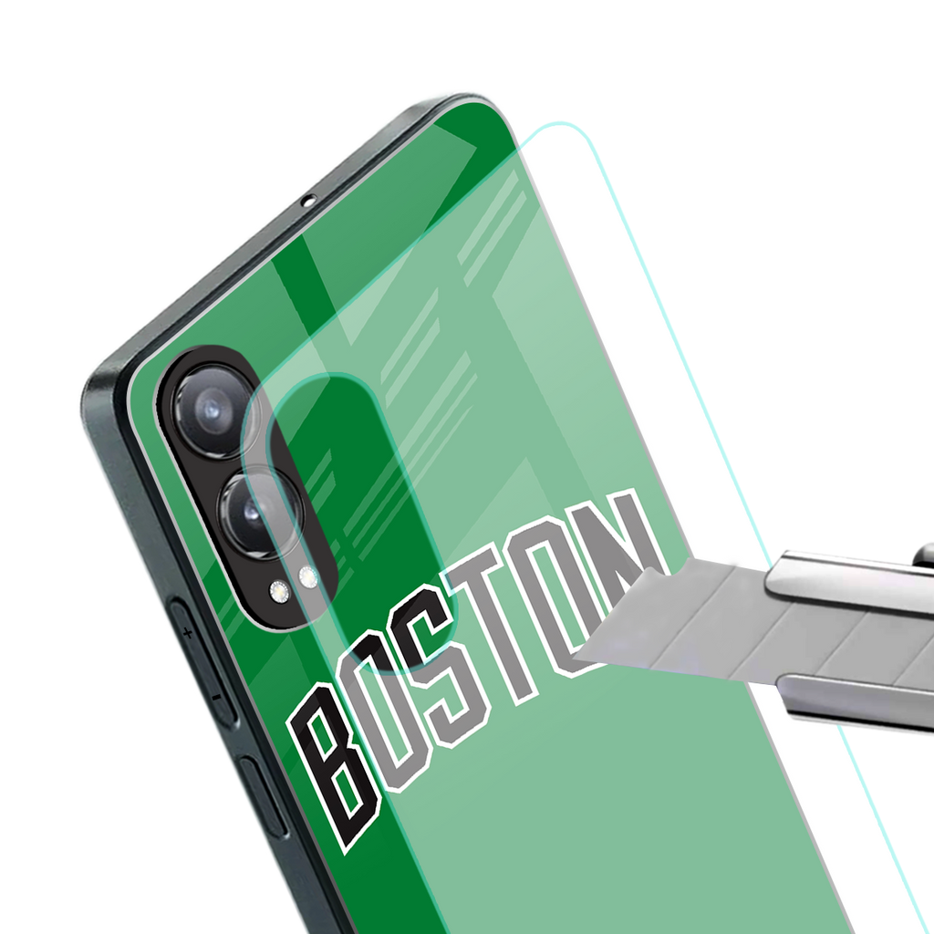 boston club back phone cover | glass case for oneplus nord ce 4 lite
