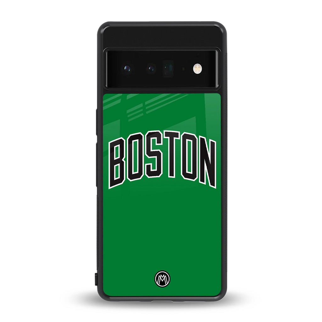 boston club back phone cover | glass case for google pixel 6 pro