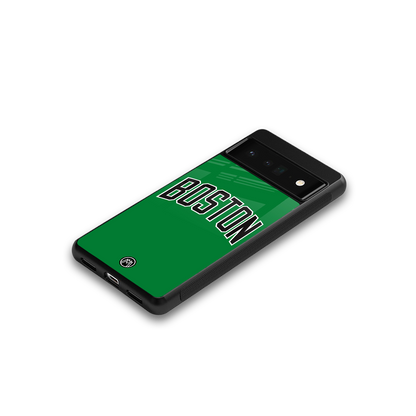 boston club back phone cover | glass case for google pixel 6 pro