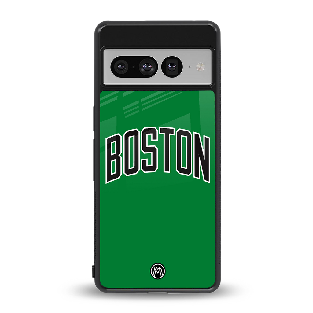 boston club back phone cover | glass case for google pixel 7 pro