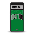 boston club back phone cover | glass case for google pixel 7 pro