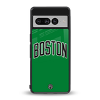 boston club back phone cover | glass case for google pixel 7 pro