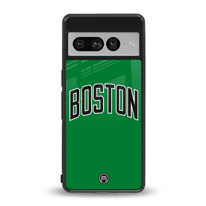 boston club back phone cover | glass case for google pixel 7 pro