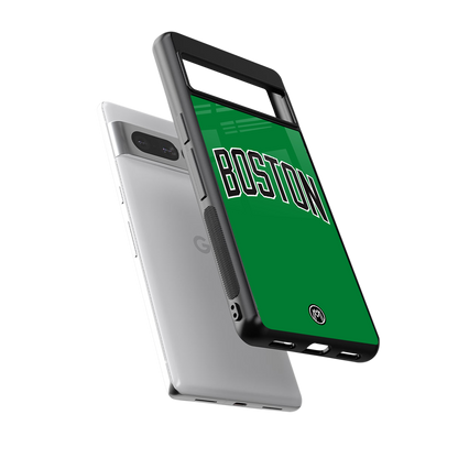 boston club back phone cover | glass case for google pixel 7 pro