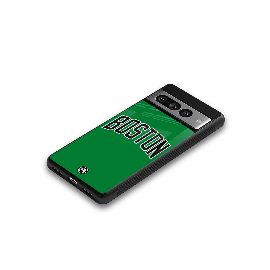 boston club back phone cover | glass case for google pixel 7 pro
