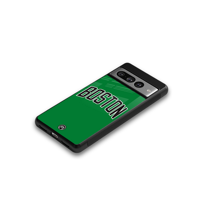 boston club back phone cover | glass case for google pixel 7 pro