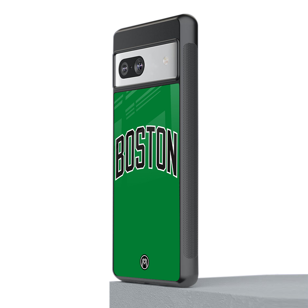 boston club back phone cover | glass case for Google Pixel 7