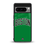 boston club back phone cover | glass case for google pixel 8 pro