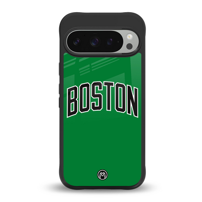 boston club back phone cover | glass case for google pixel 9 pro