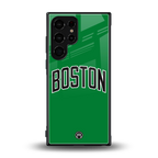 boston club back phone cover | glass case for samsung galaxy s23 ultra