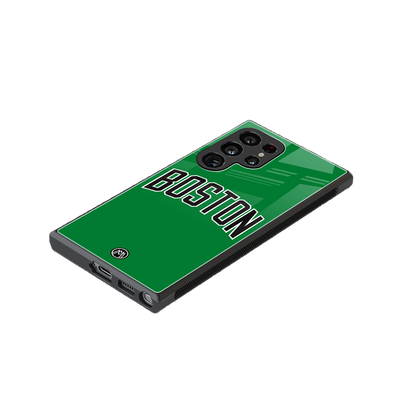 boston club back phone cover | glass case for samsung galaxy s24 ultra