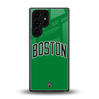 boston club back phone cover | glass case for samsung galaxy s25 ultra
