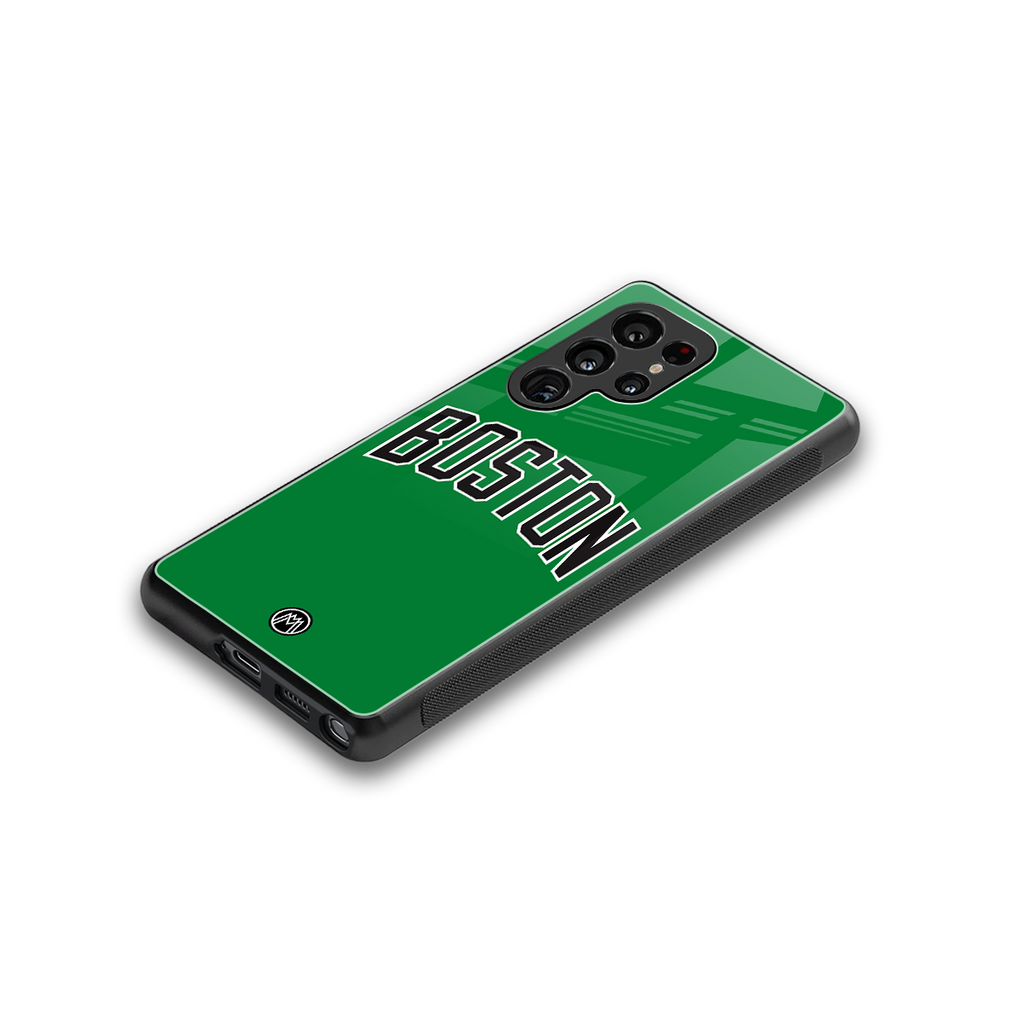 boston club back phone cover | glass case for samsung galaxy s25 ultra