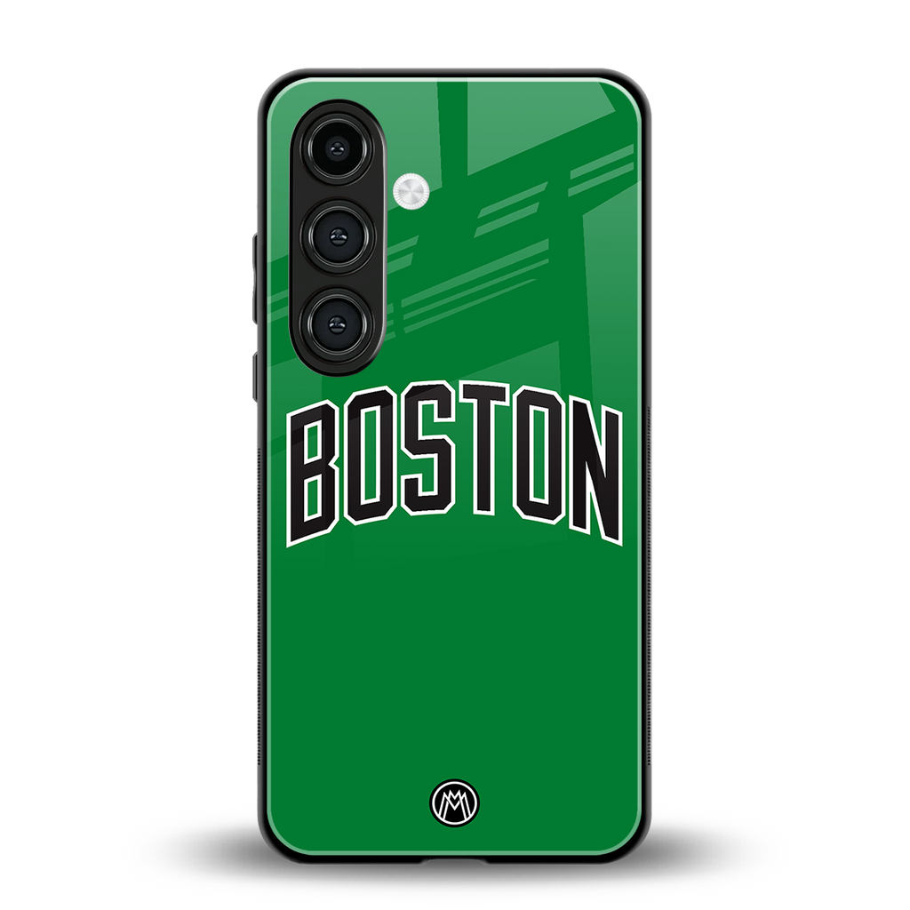 boston club back phone cover | glass case for samsung galaxy s24