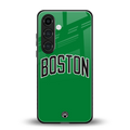boston club back phone cover | glass case for samsung galaxy s24 fe