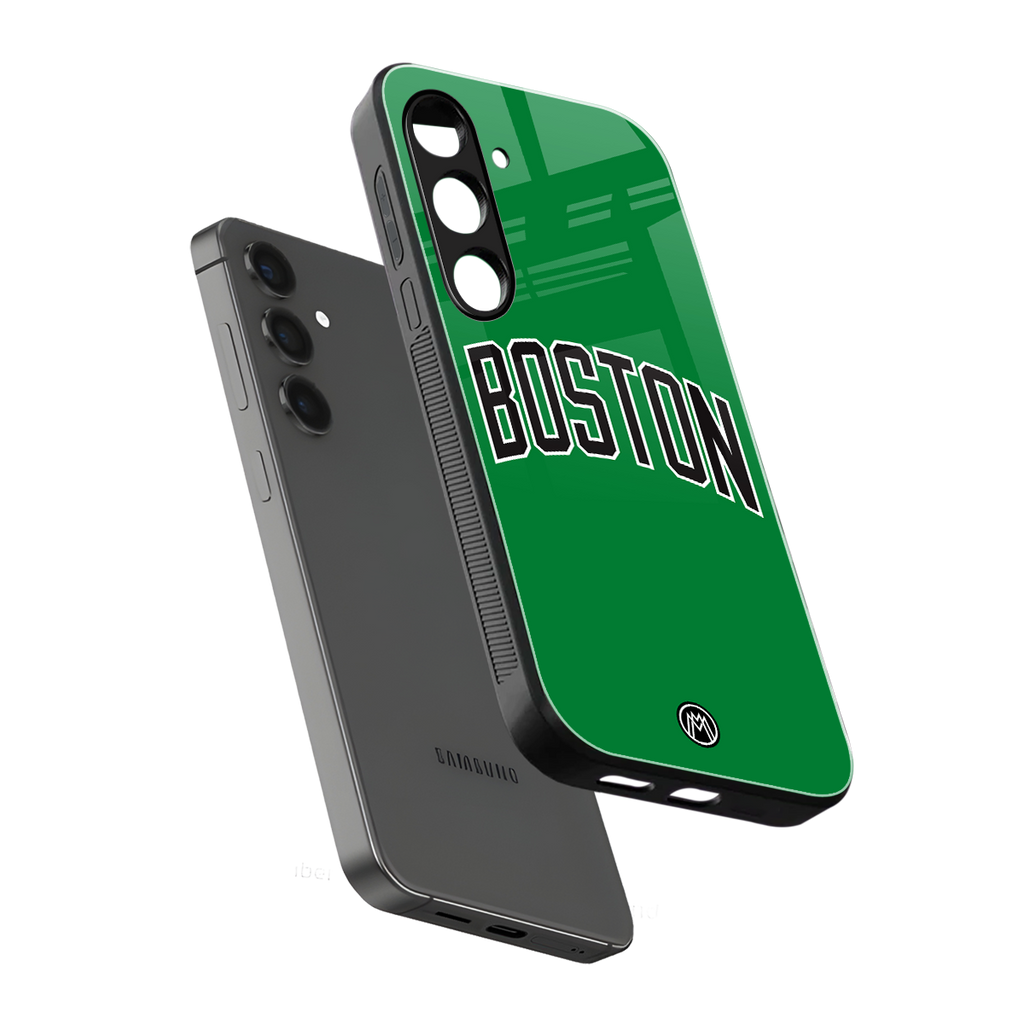 boston club back phone cover | glass case for samsung galaxy s24