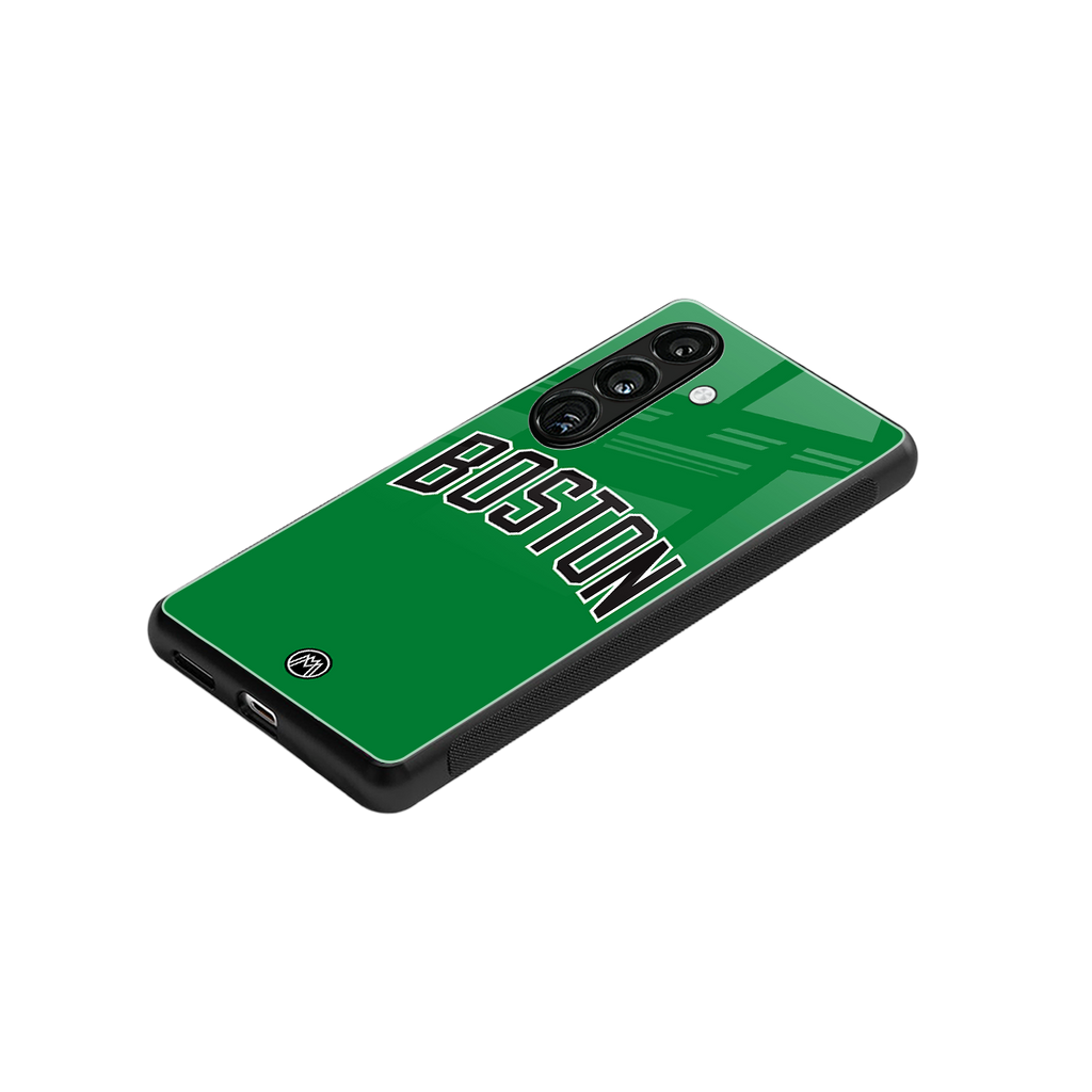 boston club back phone cover | glass case for samsung galaxy s24 plus