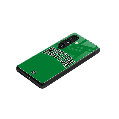 boston club back phone cover | glass case for samsung galaxy s24 fe
