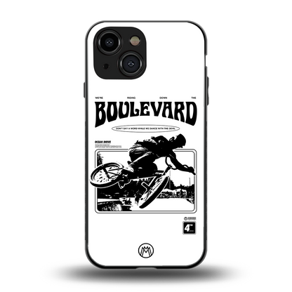 boulevard back phone cover | glass case for iphone 13 mini