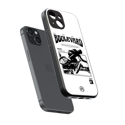 boulevard back phone cover | glass case for iphone 13 mini