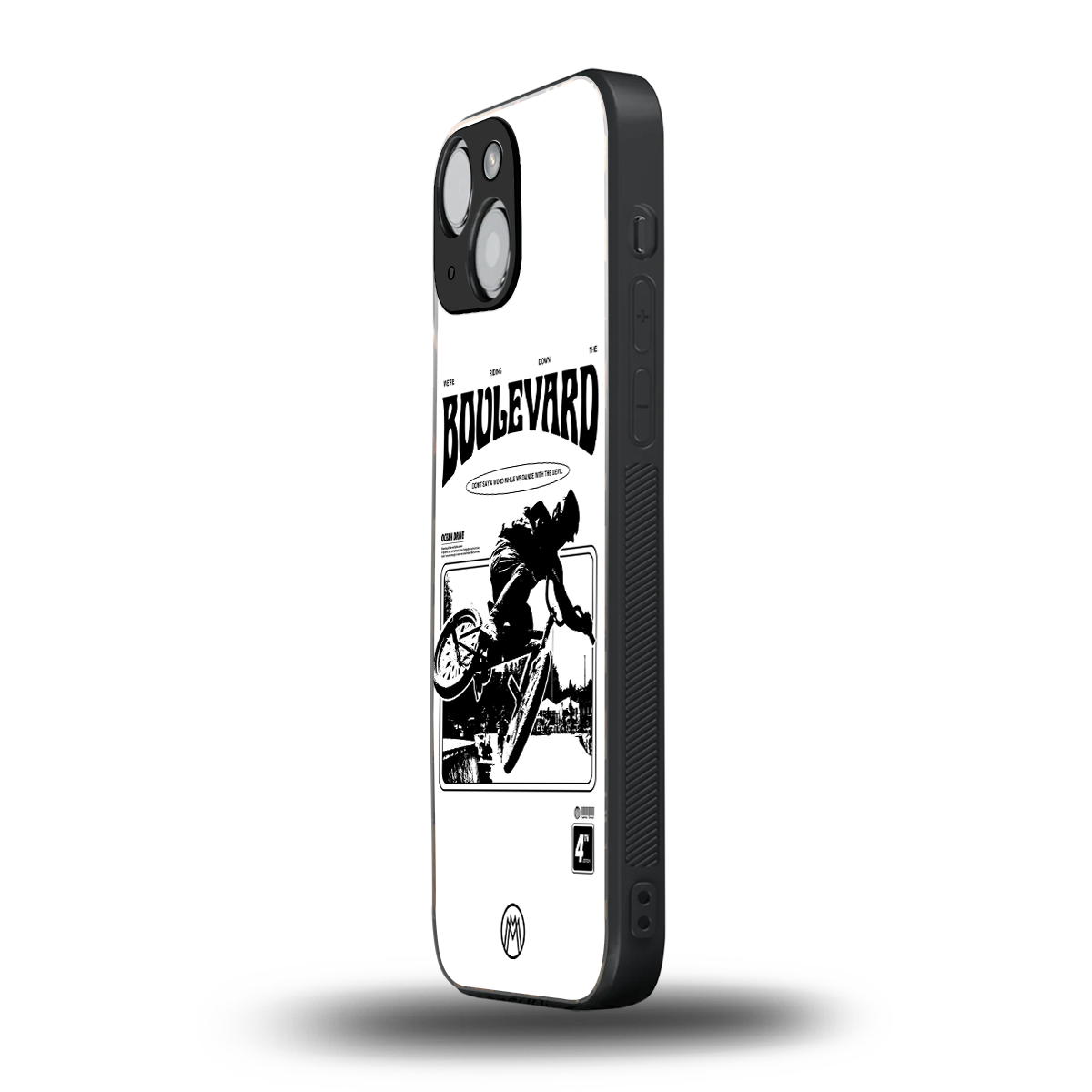 boulevard back phone cover | glass case for iphone 13 mini