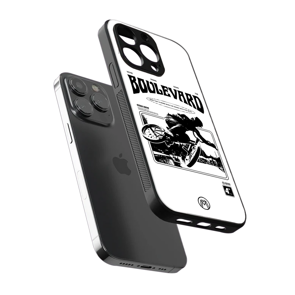 boulevard back phone cover | glass case for iphone 13 pro max