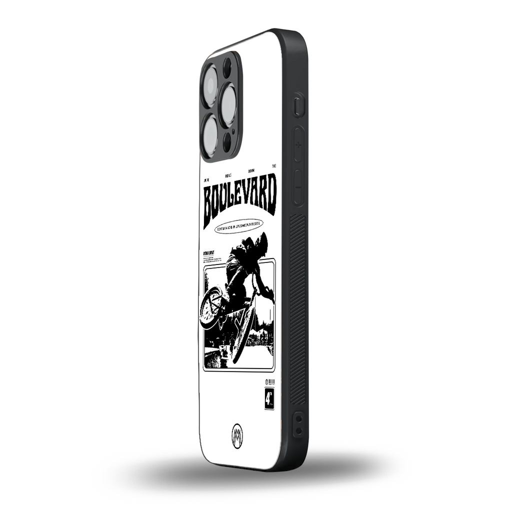 boulevard back phone cover | glass case for iphone 13 pro max
