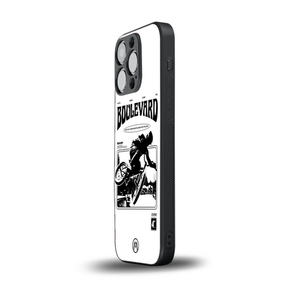 boulevard back phone cover | glass case for iphone 15 pro