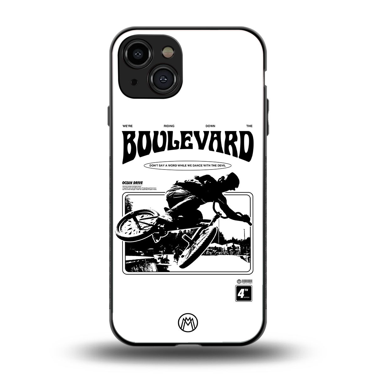 boulevard back phone cover | glass case for iphone 15