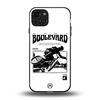 boulevard back phone cover | glass case for iphone 15