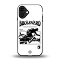 boulevard back phone cover | glass case for iphone 16 plus