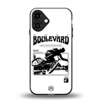 boulevard back phone cover | glass case for iphone 16 plus