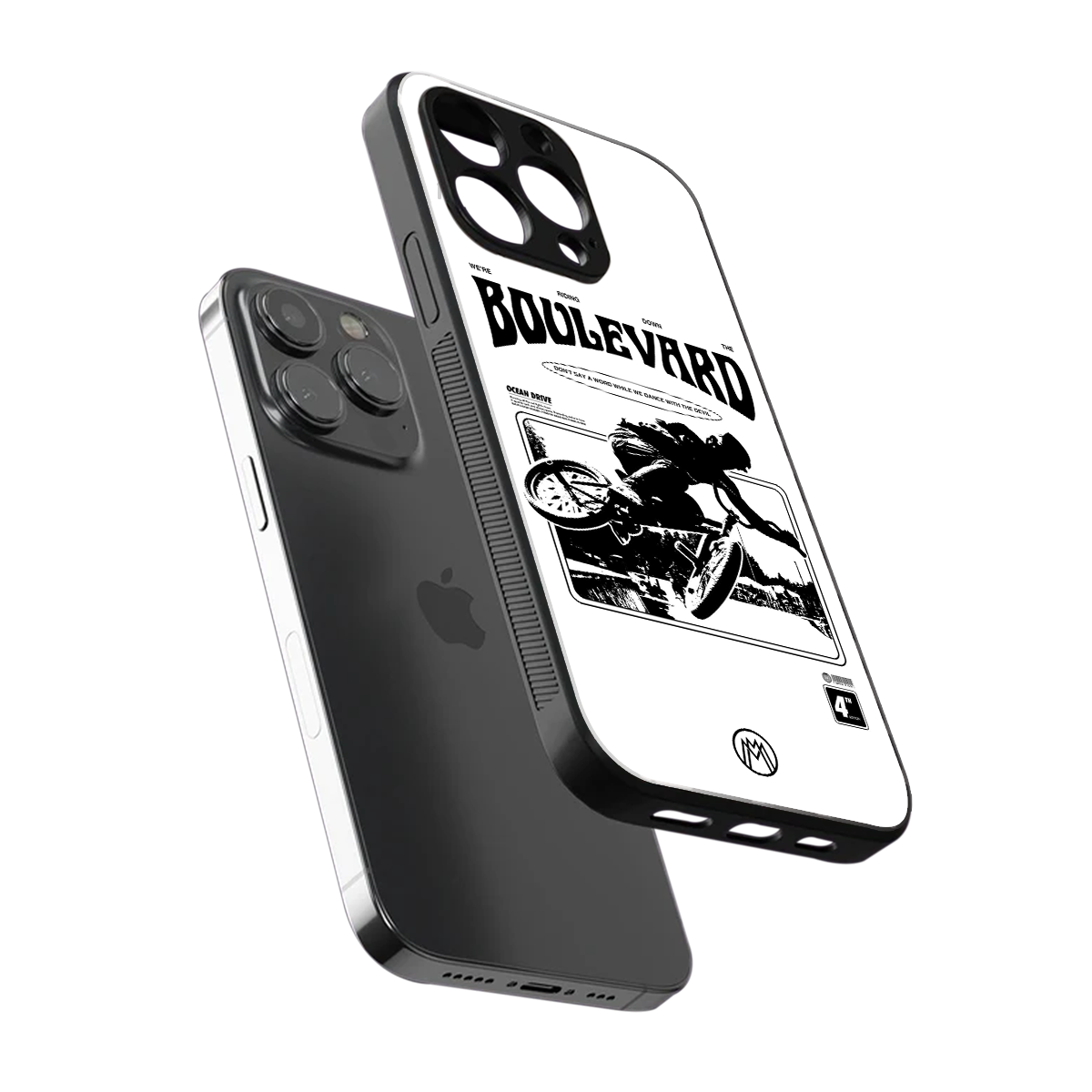 boulevard back phone cover | glass case for iphone 16 pro max