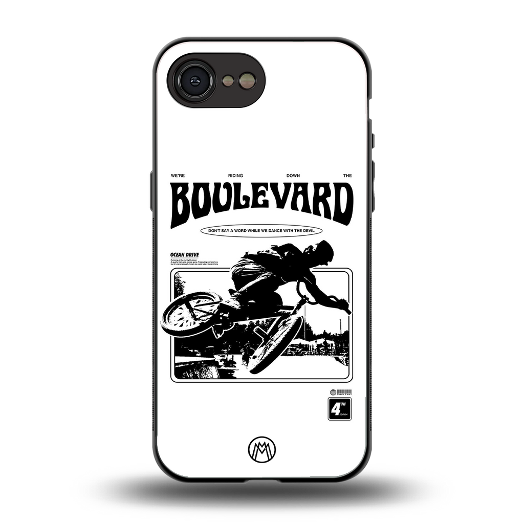 boulevard back phone cover | glass case for iphone 16e