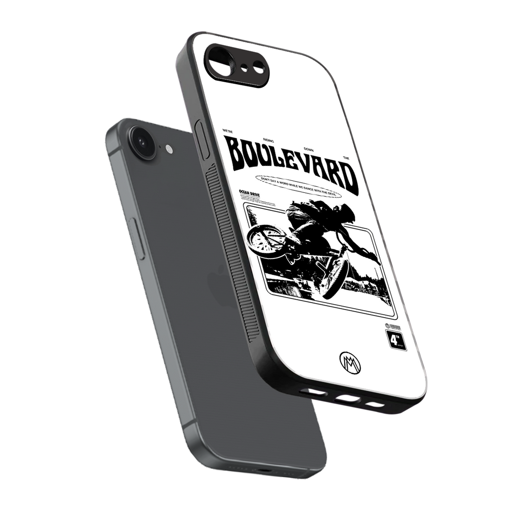 boulevard back phone cover | glass case for iphone 16e
